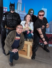 The League of Super Heroes - donations for photos went to CHEO, how could we NOT participate?!